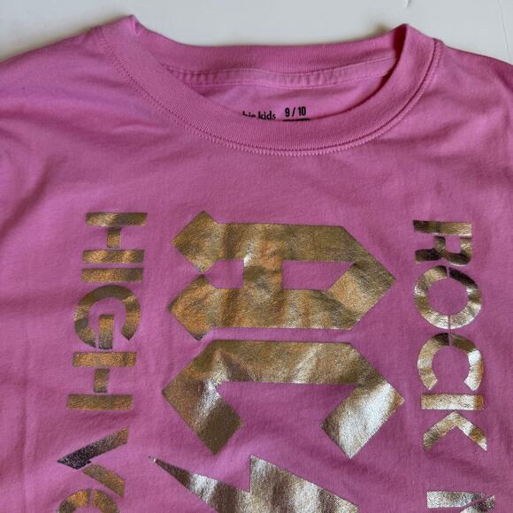 Abercrombie Kids Oversized AC/DC Pink Graphic Tee 9/10 - Picture 3 of 7
